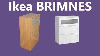 Ikea Brimnes chest of drawers assembly [upl. by Annabal]