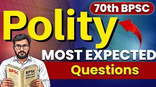 Most expected questions of polity for 70thBPSC I 70thBPSC I BPSC I [upl. by Sagerman]