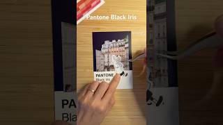 Pantone Black Iris pantonechallenge music pop collage journaltherapy journaling paperasmr [upl. by Boser]