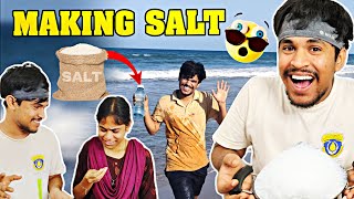 Turning Salt Water Into Cooking Salt [upl. by Motteo]