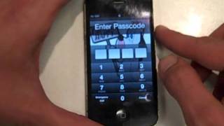 Iphone 4 passcode  password bypass New amp WORKS [upl. by Jempty]