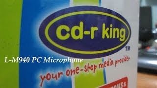 Unboxings CDR King LM940 PC Microphone [upl. by Satsok]