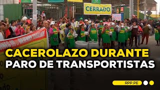 Mercado de Puente Piedra se suma al PARO de transportistas ADNRPP  DESPACHO [upl. by Anidnamra451]