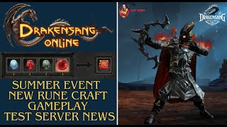 Drakensang Online  New Summer Event Rune Craft Gameplay Test Server News Drakensang Dso mmorpg [upl. by Wixted462]