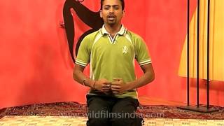 Mandukasana or Frog posture  Yoga Classes by Raja [upl. by Ysle]