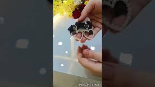 meesho find Korean style earring under budget comments for link 🔗🔗meesho explore shoppingshorts [upl. by Leinod]