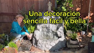 Decorando la cascada con helechos en canastas colgantes [upl. by Suiramaj171]