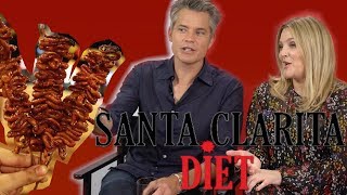 Drew Barrymore and Timothy Olyphant play the organ meat challenge [upl. by London455]