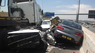 Latest Car Accident of Kia Pride  Road  Crash  Compilation  Auto  2016  2017  2018 [upl. by Panaggio]