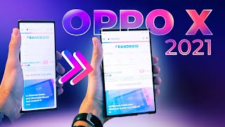 On a essayé le PREMIER SMARTPHONE avec ÉCRAN ENROULABLE  Oppo X 2021 [upl. by Millian55]