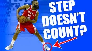 0 Step James Harden Step Back Travel Explained [upl. by Leidgam]