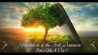 SDA A MUST SEE Restoration of The First Dominion QampA Clip 7 FINAL [upl. by Dempster]