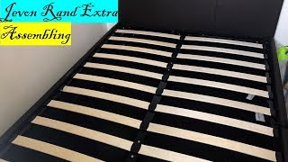 How to Assemble Ottoman Storage Side gas Lift Bed Frame  Complete guide  DIY [upl. by Bernardi]