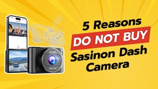 DONT BUY Sasinon Dash Camera BEFORE WATCHING THIS VIDEO 😱 5 Reasons [upl. by Sirred892]