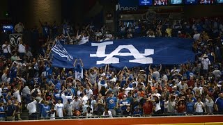 Dodgers vs Diamondbacks 71616 Pantone294 RoadTrip to Arizona [upl. by Shadow]