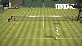 Top Spin 2K25  NEW PATCH UPDATE  Alexander Zverev Vs Roger Federer I Wimbledon PS5 [upl. by Giarg]