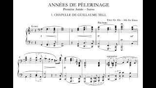 Liszt Années de pèlerinage Year 1  Switzerland S160 Pace Piemontesi [upl. by Dew945]