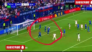 Bellingham goal vs Slovakia EURO 2024 England vs Slovakia 21 [upl. by Anatol]