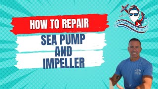 How to Repair and Replace Sea pump amp Impeller on Bravo 3 MerCruiser [upl. by Enelrad851]