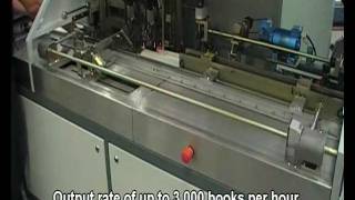 Cheque Book Finishing with Wilstead SBG20600 StitcherBinderGuillotine [upl. by Eetnahc487]