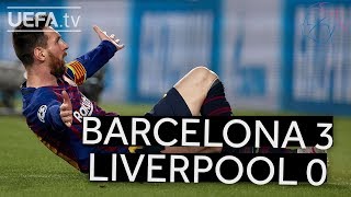 BARCELONA 30 LIVERPOOL UCL HIGHLIGHTS [upl. by Myron]