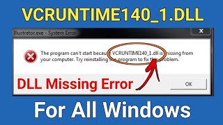 How To Fix Vcruntime1401dll Was Not Found  Vcruntime1401dll Is Missing  Vcruntime1401dll [upl. by Ree]