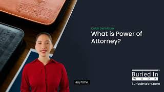 What is Power of Attorney [upl. by Ennywg]