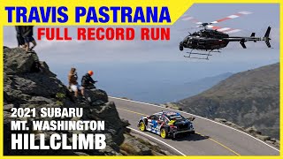 Travis Pastranas Full Record Run at 2021 Mt Washington Hillclimb [upl. by Ulrica]