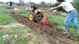 Tractor Plow test motor Lombardini 6LD360 [upl. by Sherris]