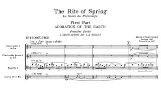 Igor Stravinsky  The Rite of Spring 1913 [upl. by Hibben]