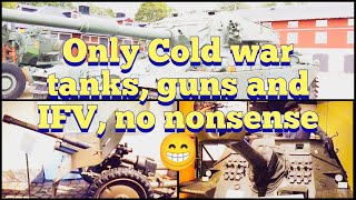 Cold war tanks howitzers IFVs and more no fillers all panzer [upl. by Myrna]