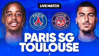 🔴🔵 PSG  TOULOUSE LIVE  🔥ALLEZ PARIS  🚨ENFIN LE RETOUR DU PSG  LAVANT BAYERN EN LDC   LIGUE 1 [upl. by Nevaj]