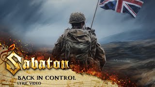 SABATON  Back in Control Official Lyric Video [upl. by Erb455]