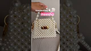 Meesho pearl bag short handbags [upl. by Eamon29]