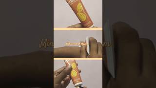 Miniso hand cream almond handcreamtube skincare miniso youtubeshorts beauty productreview [upl. by Tillford]