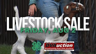 Livestock Sale Friday August 2nd 2024 [upl. by Wurtz182]