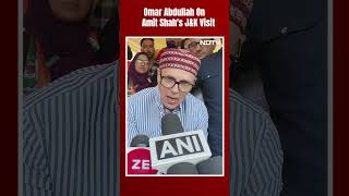 Amit Shah In Jammu And Kashmir  Omar Abdullah On Amit Shahs JampK Visit [upl. by Ogeid878]