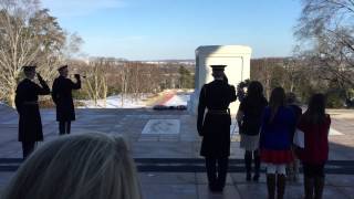 AMS WreathLaying Ceremony at the Tomb of the Unknown Soldier March 2015 [upl. by Attelahs251]