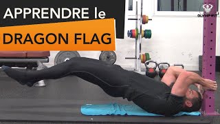 Comment faire le DRAGON FLAG avec 10 étapes de progression exercice musculation abdos callisthénie [upl. by Oznerol]