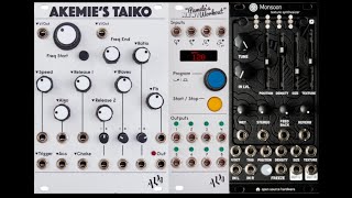 Akemies Taiko Generative Patch  Pamelas New Workout Monsoon Eurorack [upl. by Aizti487]