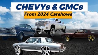 Chevys and GMCs from 2024 CARSHOWS Pt1 [upl. by Nolahc866]