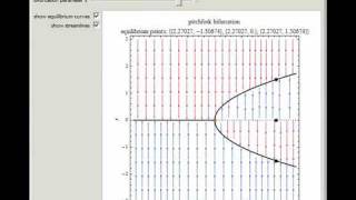 Bifurcation Diagrams with Flow Fields [upl. by Lubbi]