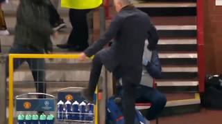 Jose Mourinho Reaction And Celebration To Fellaini Goal [upl. by Eenolem801]