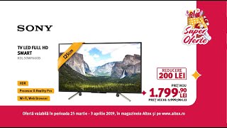 Televizor LED Smart Full HD HDR 125 cm SONY BRAVIA  Minisistem Audio SONY  SUPEROFERTE [upl. by Epp]