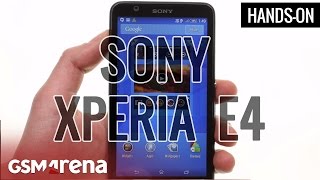 Sony Xperia E4 handson [upl. by Beau]