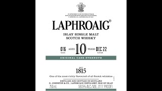 Laphroaig 10 Cask Strength Batch 16  Whiskey Review 247 [upl. by Call]