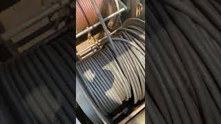 Arrange wire rope in the hoist drum [upl. by Eisset]