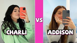 Charli D’amelio Vs Addison Rae TikTok Dance Battle 2022 [upl. by Ocirnor]