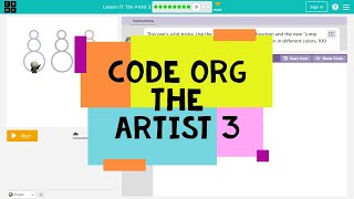 Codeorg Lesson 11 The Artist 3  Code Org Accelerated Course The Artist 3  Codeorg Lesson 11 [upl. by Nivled694]