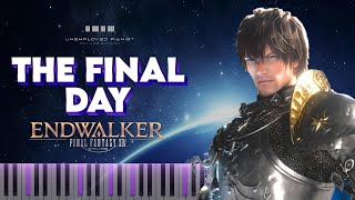 The Final Day Piano cover with Lyrics  From Final Fantasy XIV Endwalker [upl. by Justus]